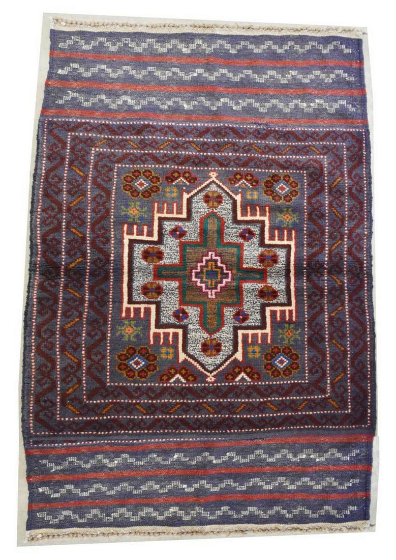 WOOL SADDLE BLANKET, APPROX 4'6" X 2'8": Saddle Blanket, wool, approx 4'6"l, 2'8"w Start Price: $80.00