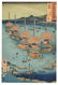 UTAGAWA HIROSHIGE TENNO FESTIVAL WOODBLOCK PRINT