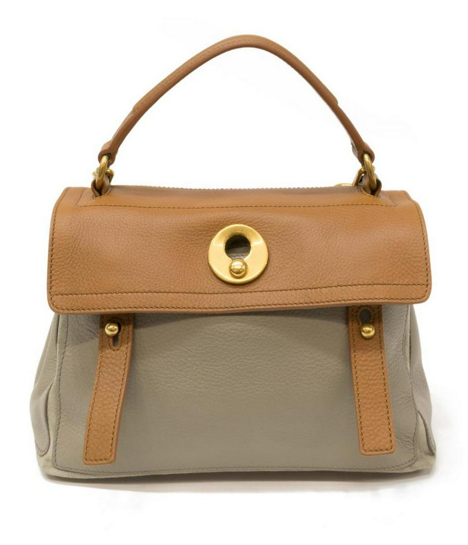 YVES ST. LAURENT 'MUSE 2 BICOLOR' LEATHER HANDBAG (1 of 6)