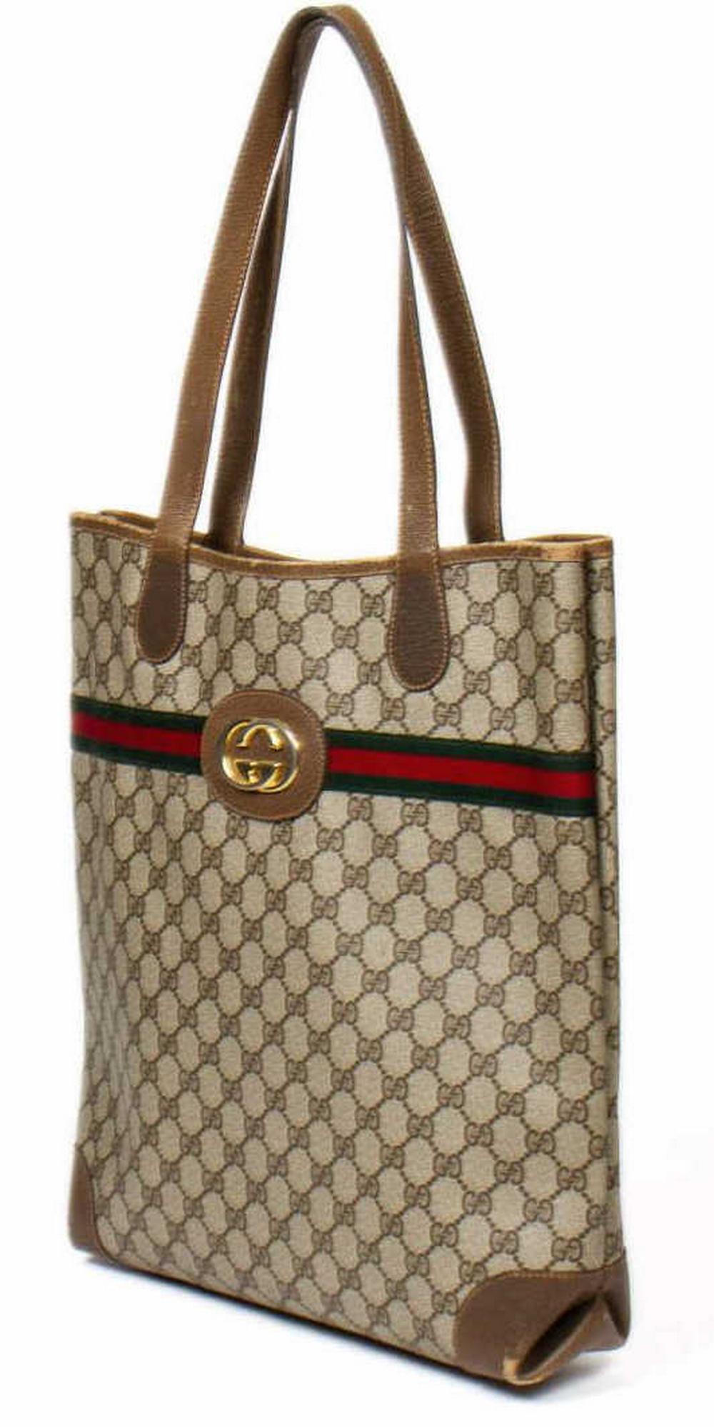 VINTAGE GUCCI 'GG PLUS' TOTE (1 of 7)