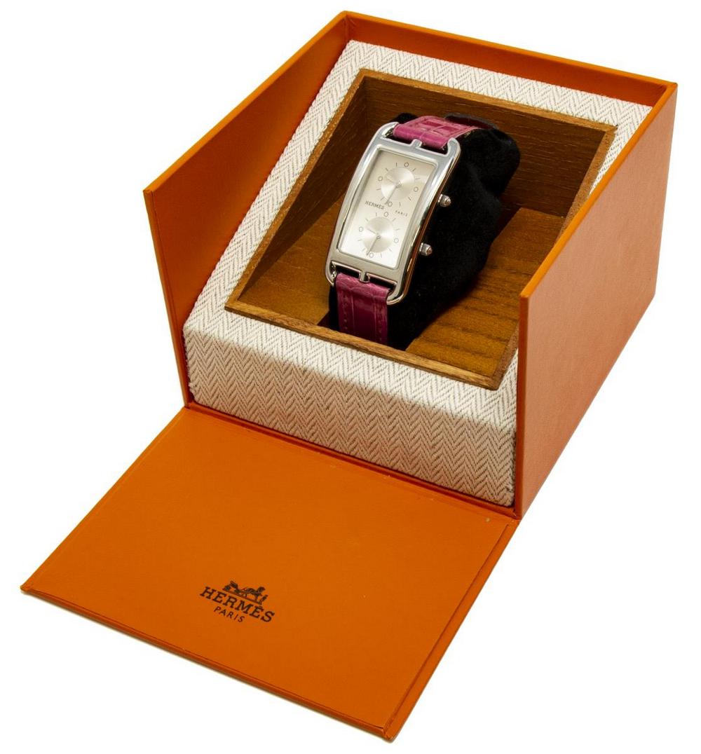 HERMES CAPE COD DEUX ZONES WRISTWATCH (1 of 5)
