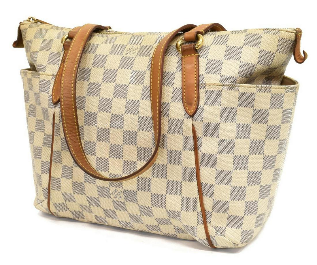 LOUIS VUITTON 'TOTALLY' DAMIER AZUR SHOULDER BAG (1 of 6)