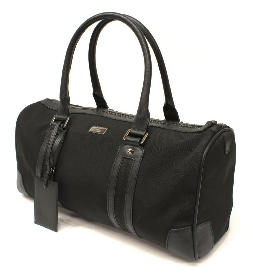 gucci black boston bag