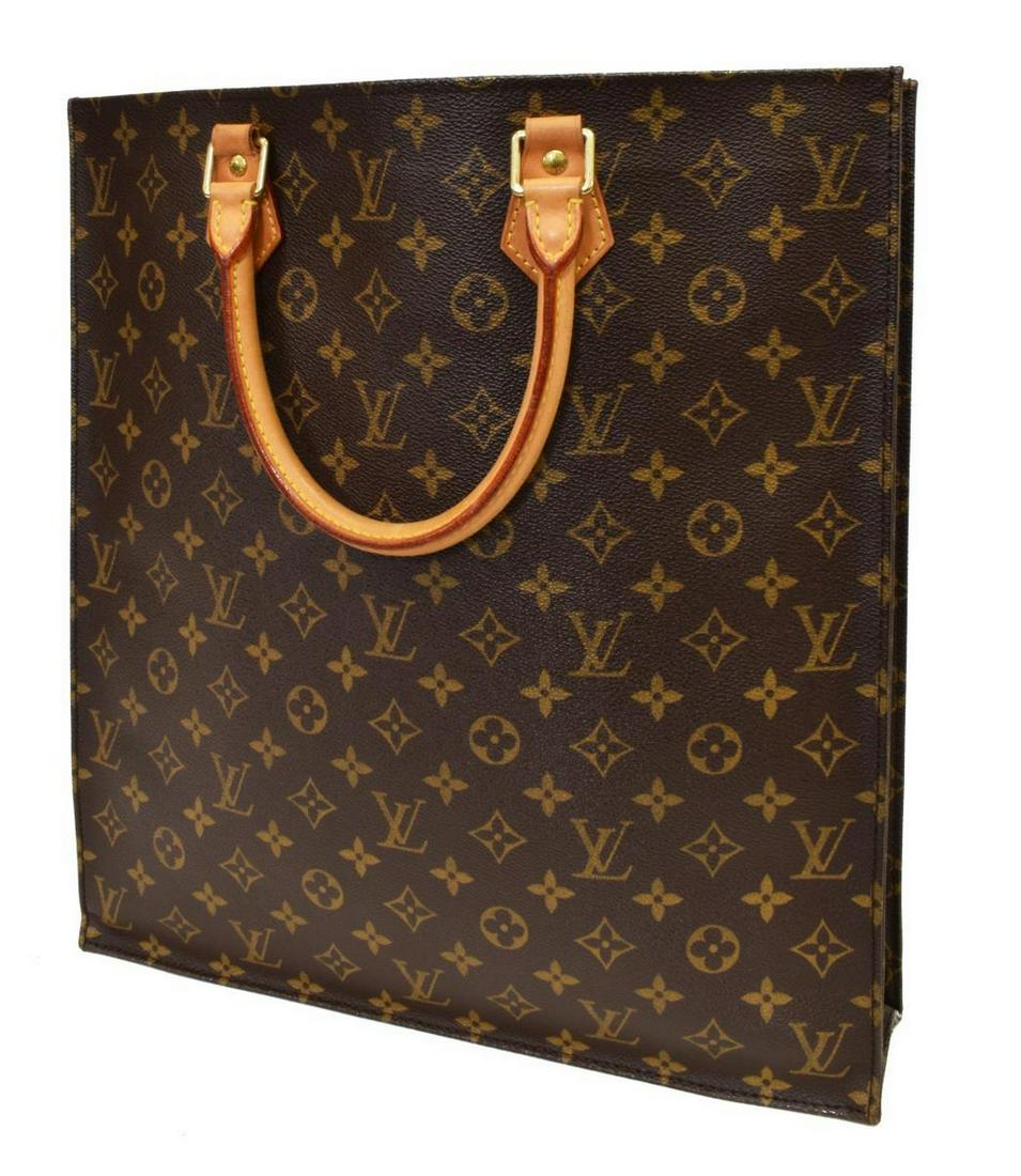 LOUIS VUITTON 'SAC PLAT' MONOGRAM CANVAS TOTE BAG (1 of 6)