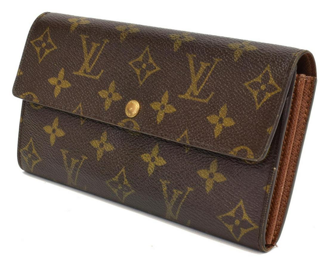 LOUIS VUITTON 'SARAH' MONOGRAM CANVAS WALLET (1 of 6)