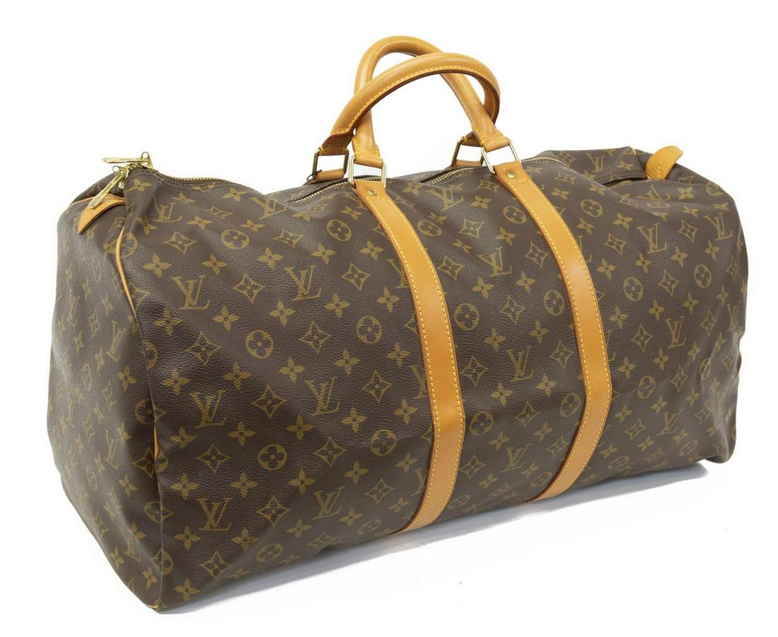 LOUIS VUITTON 'KEEPALL 55' MONOGRAM DUFFLE BAG (1 of 4)