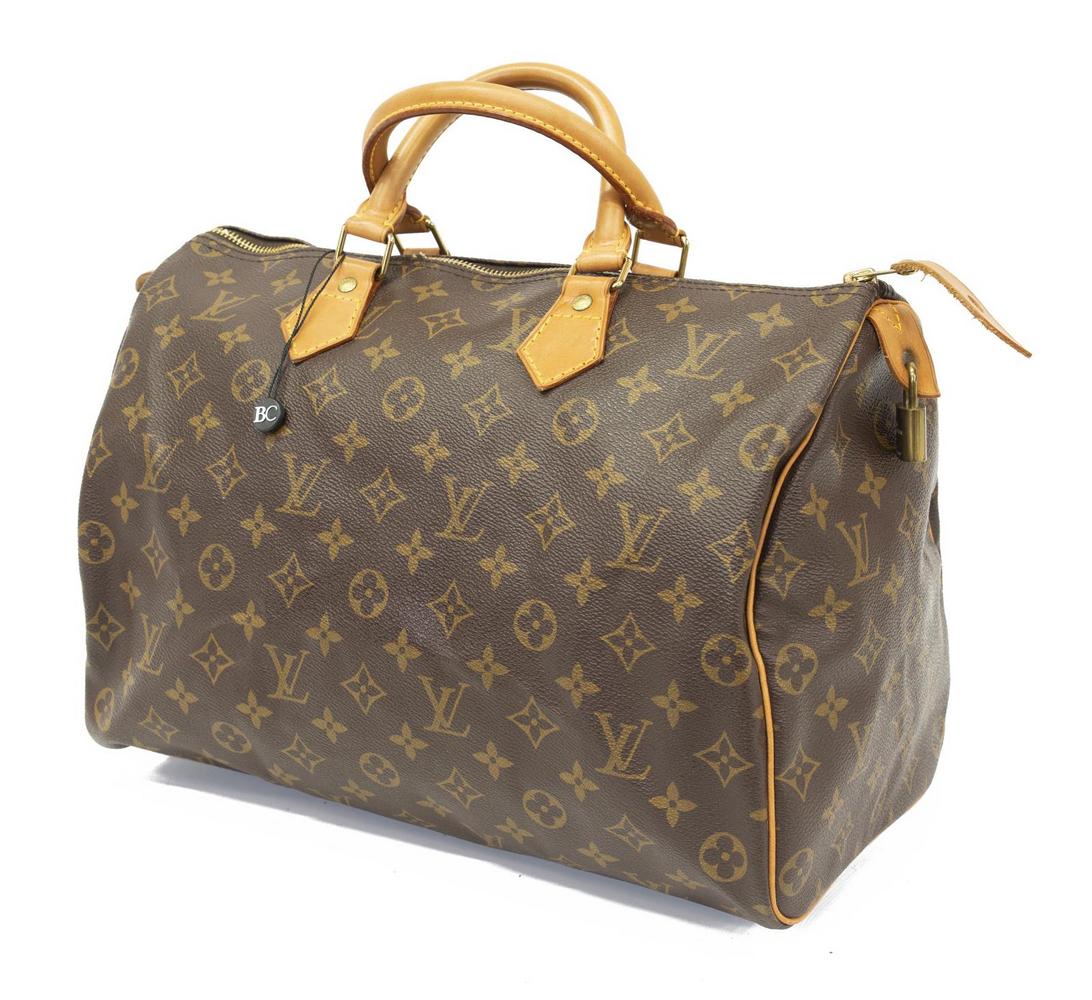 LOUIS VUITTON 'SPEEDY 35' MONOGRAM CANVAS HANDBAG (1 of 4)