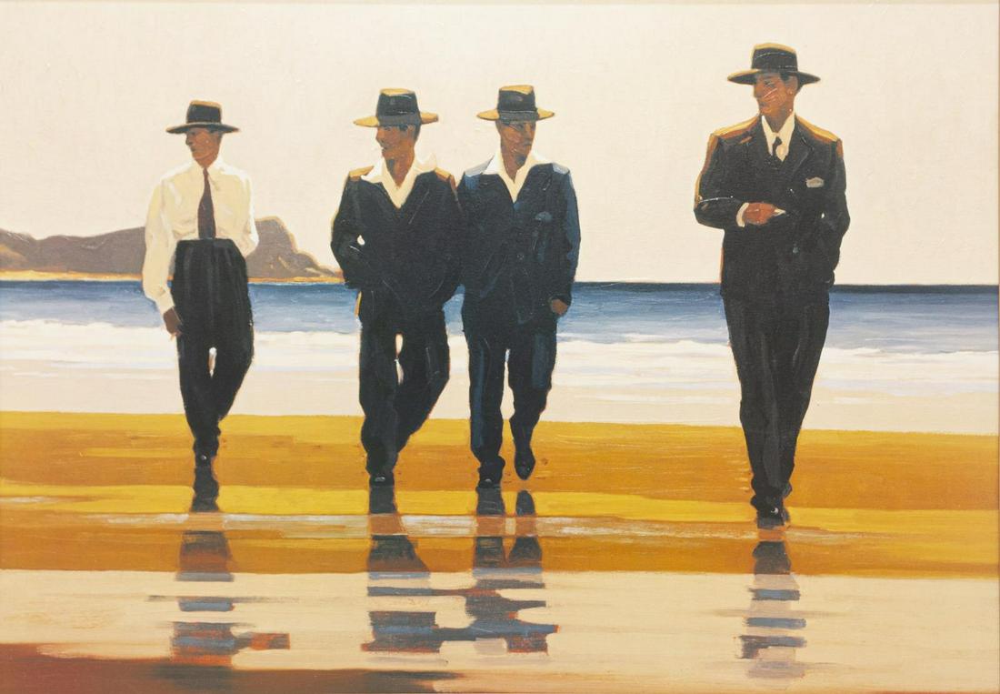 DECORATIVE PRINT AFTER JACK VETTRIANO 'BILLY BOYS' (1 of 3)