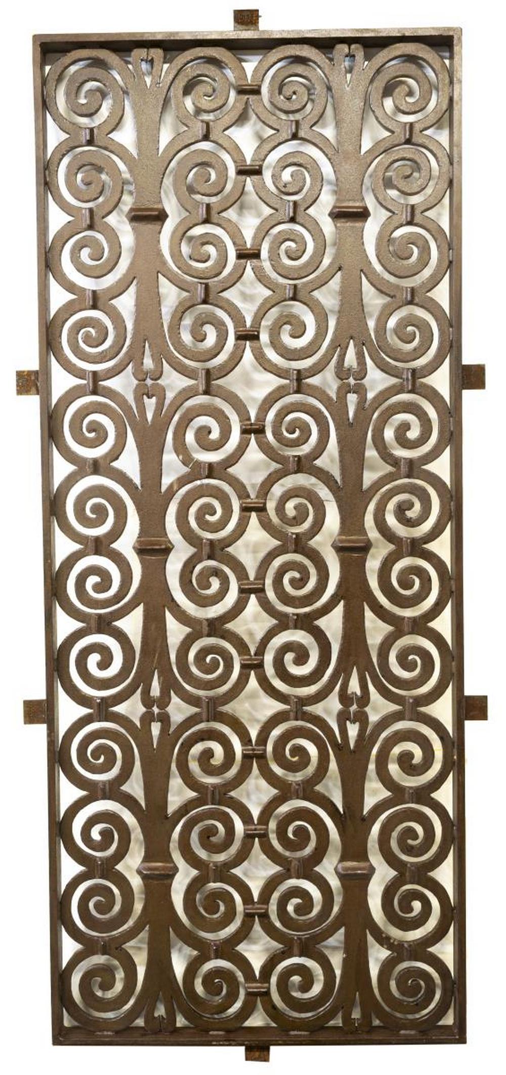 ARCHITECTURAL SCROLLED IRON PANEL DOOR (1 of 1)