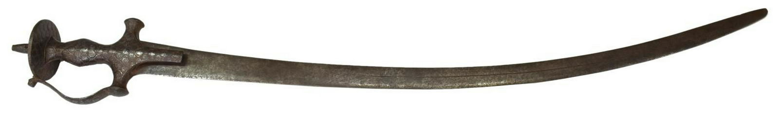 INDO-PERSIAN TALWUR SWORD, 19TH C. (1 of 3)