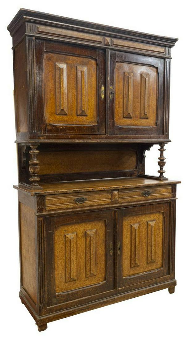 EASTERN EUROPEAN PAINTED CABINET (1 of 4)