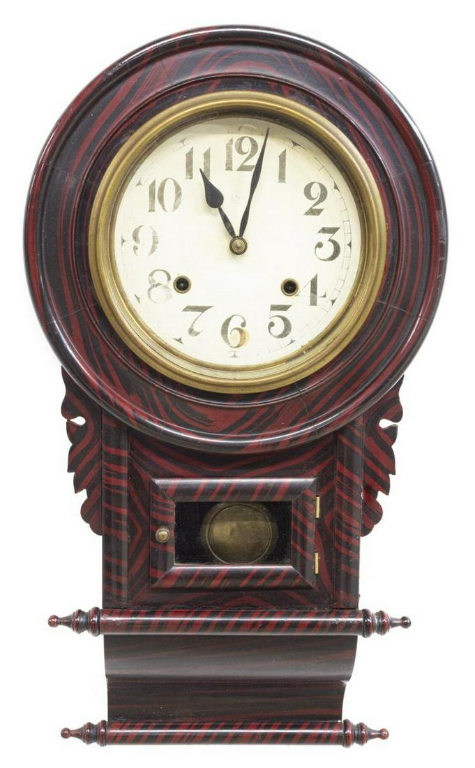 JAPANESE SEIKOSHA CIRCULAR DROP WALL CLOCK (1 of 1)