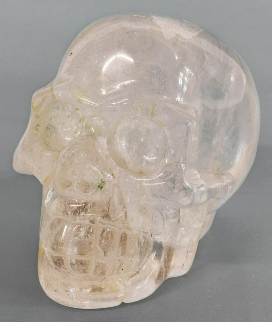 NATURAL ROCK CRYSTAL SKULL MEMENTO MORI (1 of 4)