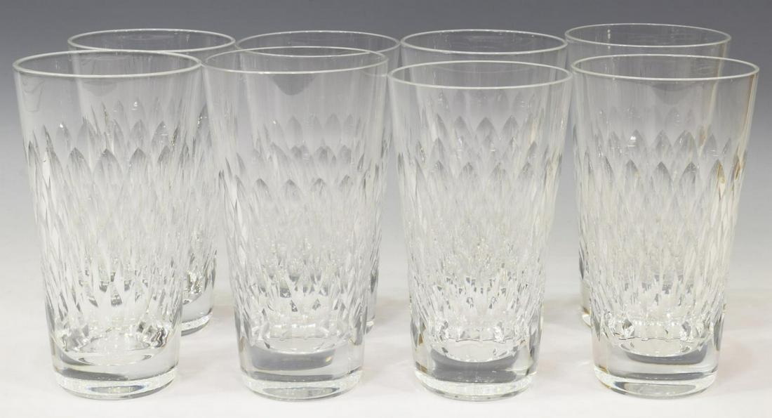 (8) BACCARAT ARMAGNAC CRYSTAL HIGHBALL TUMBLERS (1 of 3)