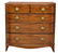 ENGLISH REGENCY PERIOD MAHOGANY FIVE-DRAWER CHEST
