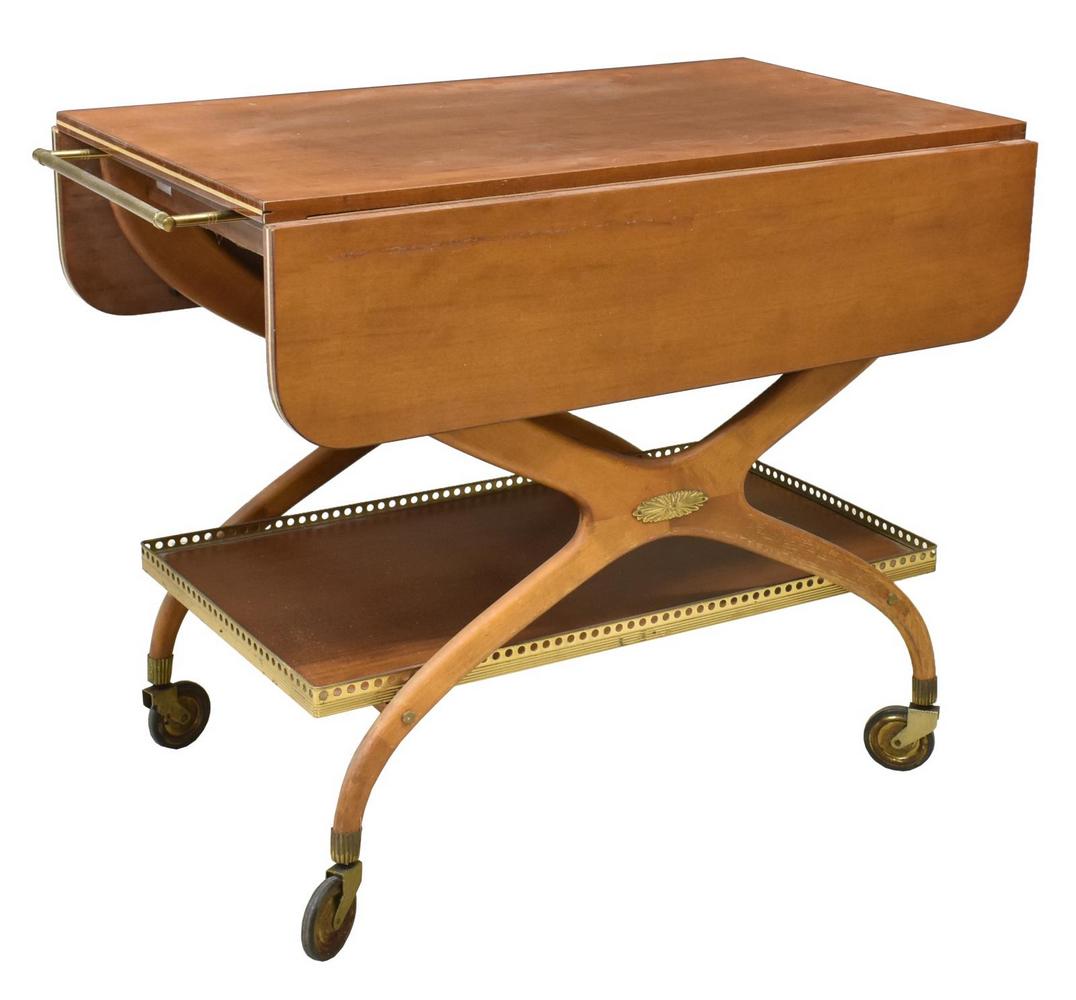 ITALIAN MID-CENTURY MODERN SERVICE BAR CART (1 of 4)