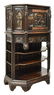 FRENCH GOTHIC REVIVAL CARVED OAK CABINET