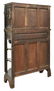 FRENCH GOTHIC REVIVAL CARVED OAK CABINET - 6
