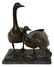 WALTER MATIA (B.1953) BRONZE SCULPTURE OF GEESE