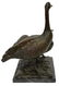WALTER MATIA (B.1953) BRONZE SCULPTURE OF GEESE - 2