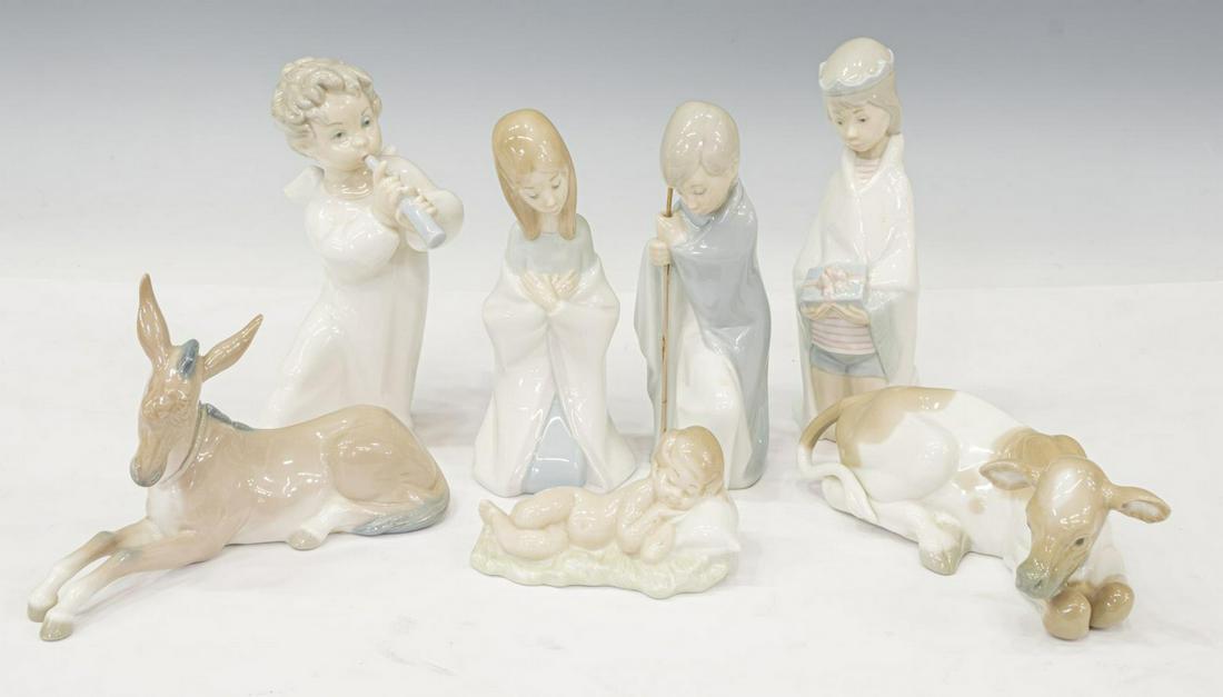 (7) LLADRO PORCELAIN CHRISTMAS NATIVITY SCENE (1 of 3)