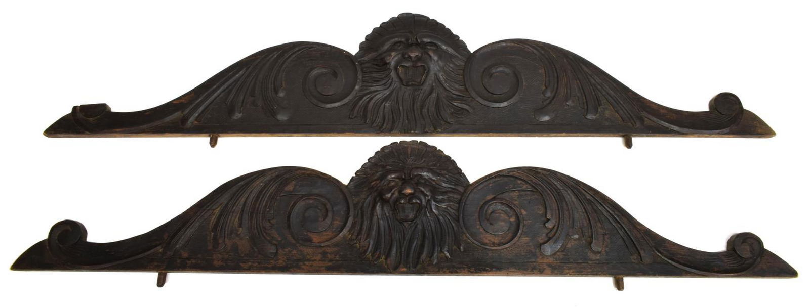 (2) ITALIAN FIGURAL CARVED ARCHITECTURAL ELEMENTS (1 of 2)