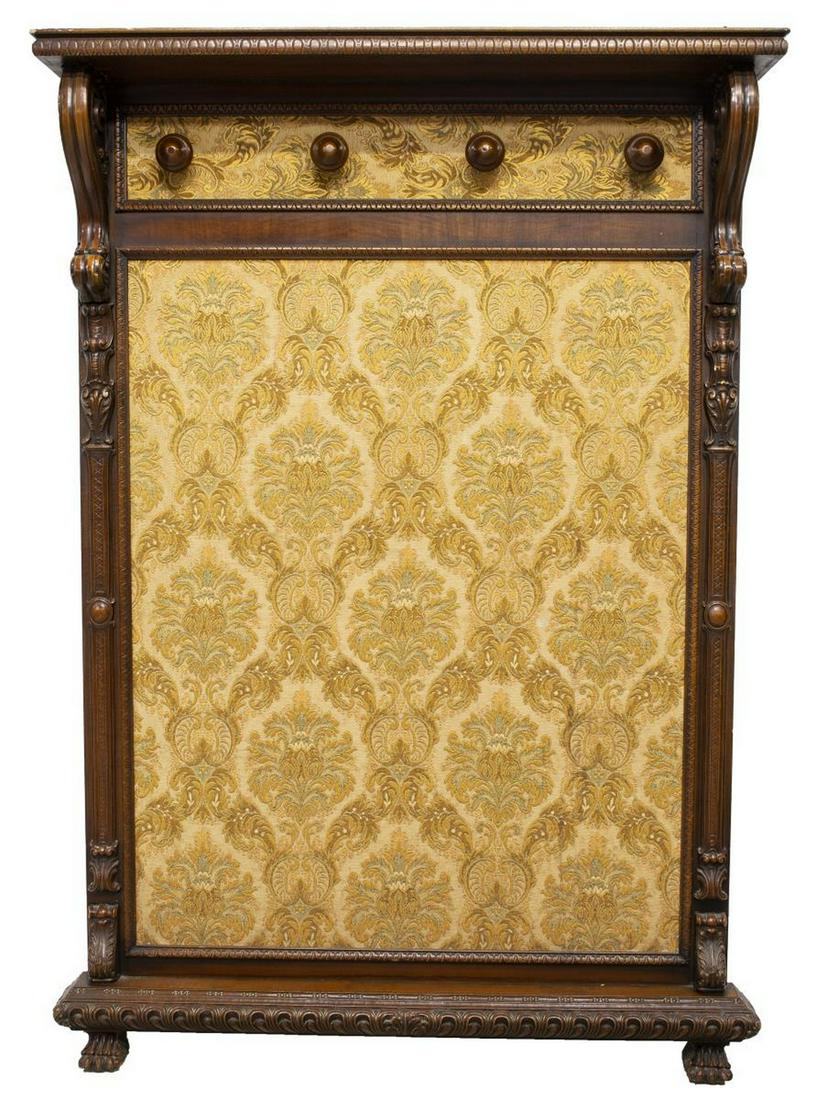 ITALIAN WALL-MOUNTED COAT RACK HALL TREE (1 of 2)
