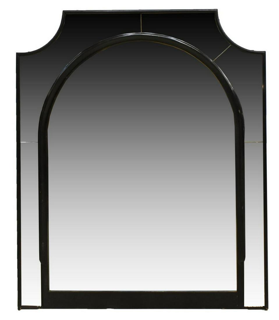 LARGE ART DECO STYLE ARCHITECTURAL MIRROR (1 of 2)