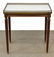 LOUIS XVI STYLE MARBLE-TOP MAHOGANY SIDE TABLE - 2