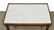 LOUIS XVI STYLE MARBLE-TOP MAHOGANY SIDE TABLE - 3