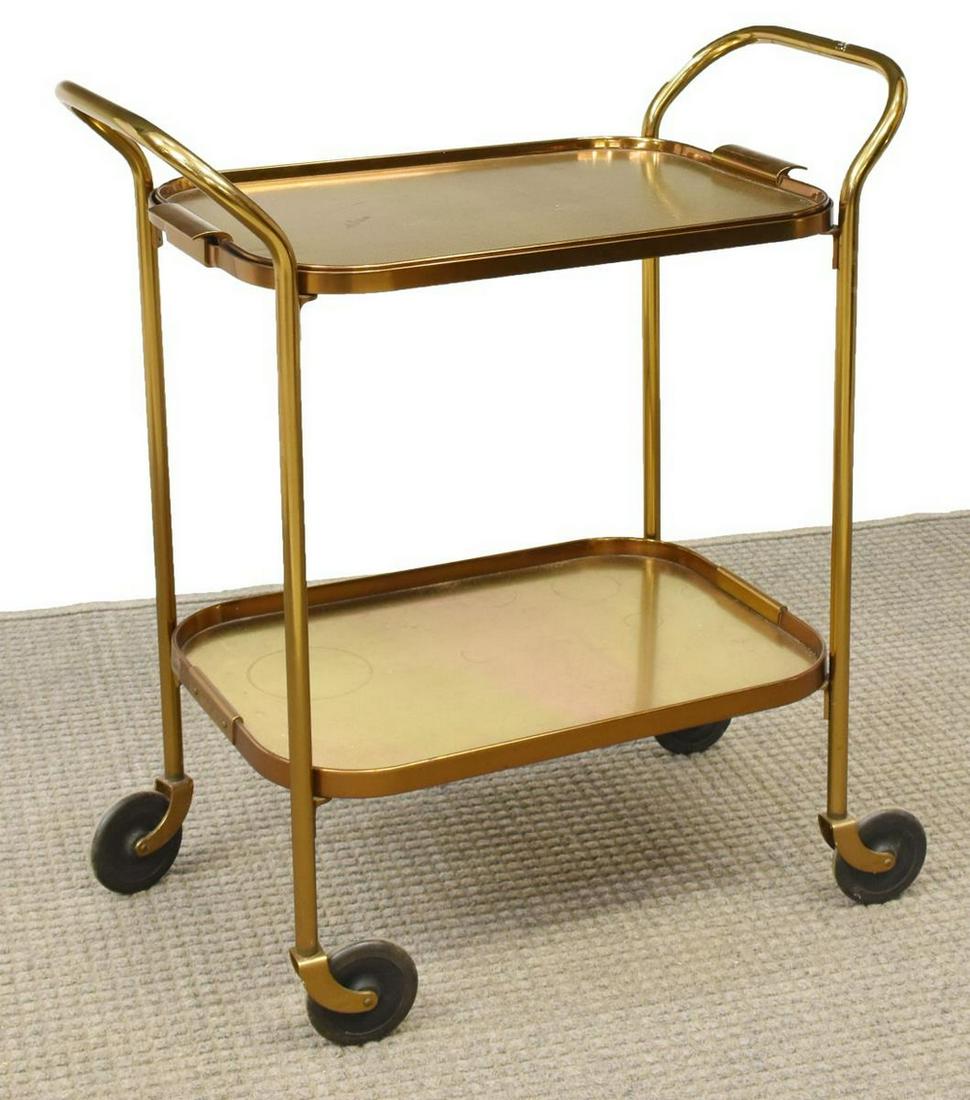 MID-CENTURY MODERN TRAY-TOP SERVICE BAR CART (1 of 3)