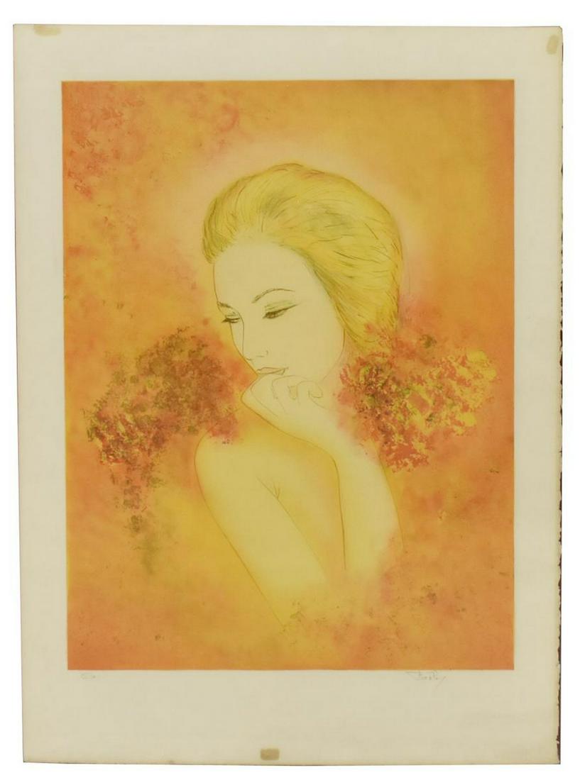 FRAMED MODERN ARTIST'S PROOF PRINT, SIGNED (1 of 4)