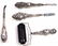286: AMERICAN ART NOUVEAU STERLING DRESSER ARTICLES - 2