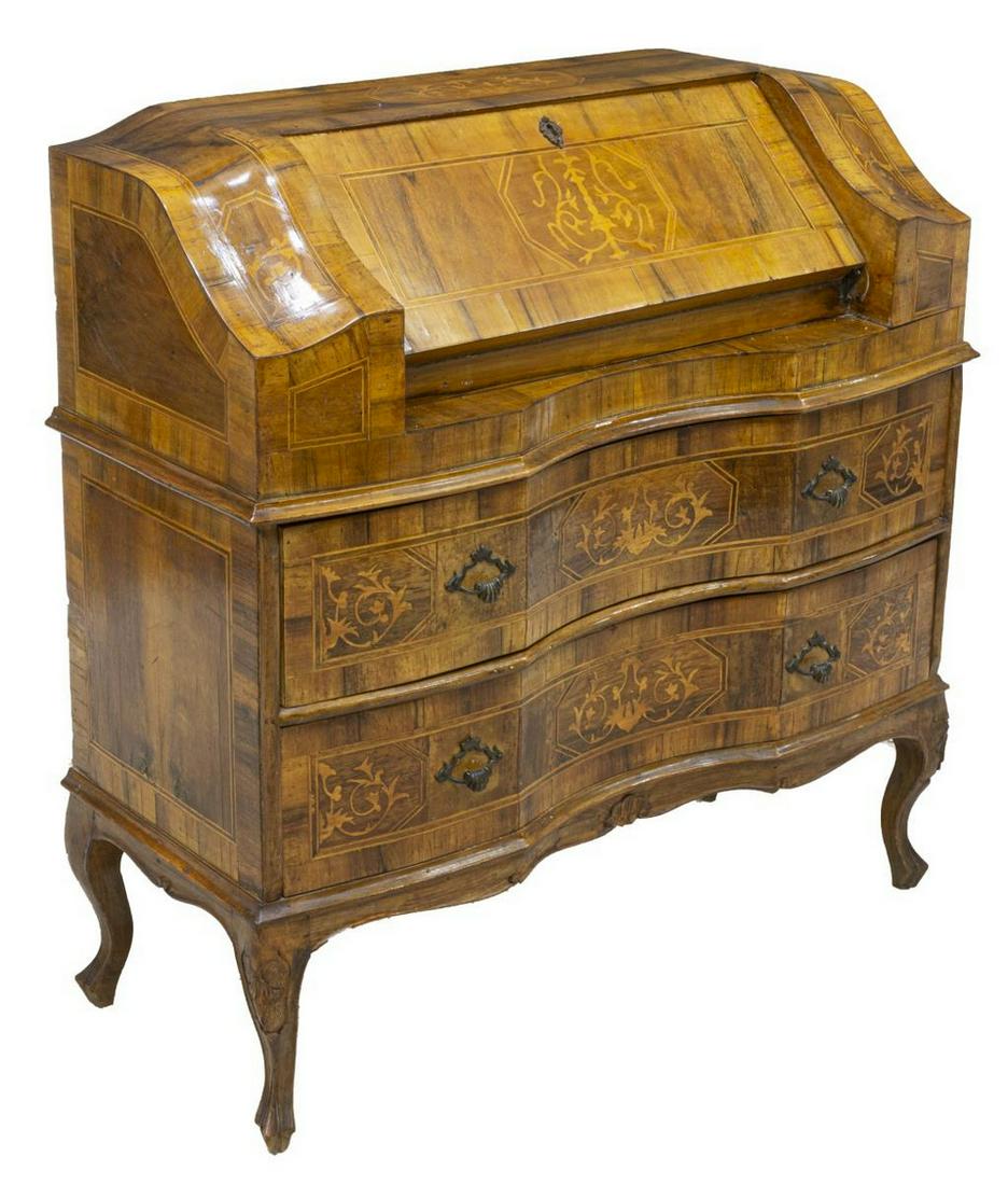 Venetian Marquetry Patchwork Secretary Jan 19 2020 Austin