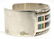 ALRIT HALOTE (ZUNI) INLAID STERLING CUFF BRACELET - 3