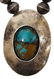 NATIVE AMERICAN SILVER & TURQUOISE BEADED NECKLACE - 4