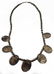 NATIVE AMERICAN SILVER & TURQUOISE BEADED NECKLACE - 5