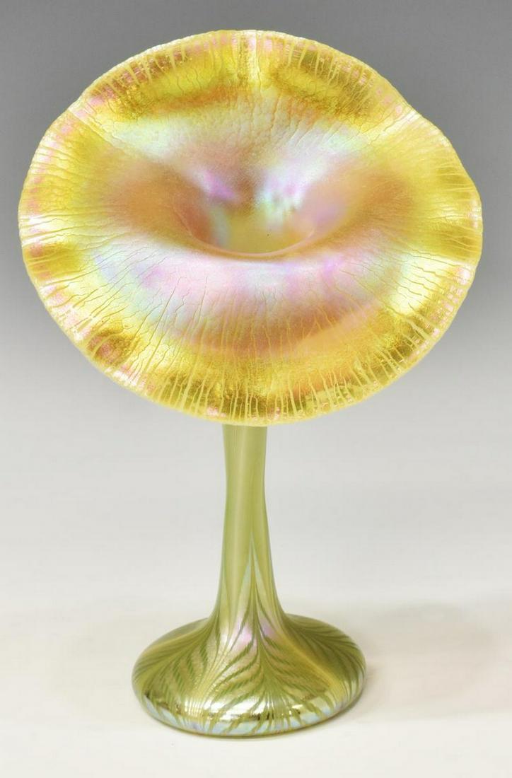 QUEZAL PULLED FEATHER JACK-IN-THE-PULPUT VASE (1 of 3)