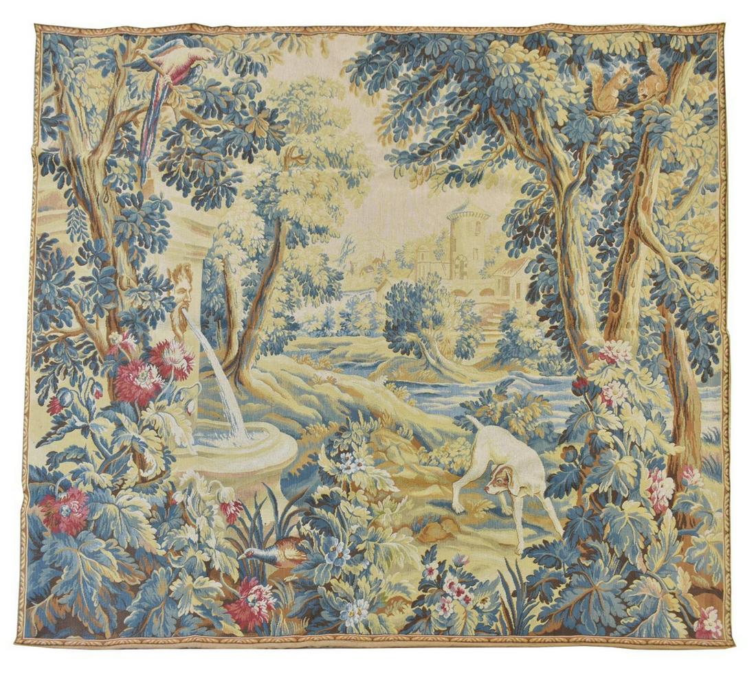 FRENCH JULES PANSU PASTORAL HANGING TAPESTRY (1 of 2)