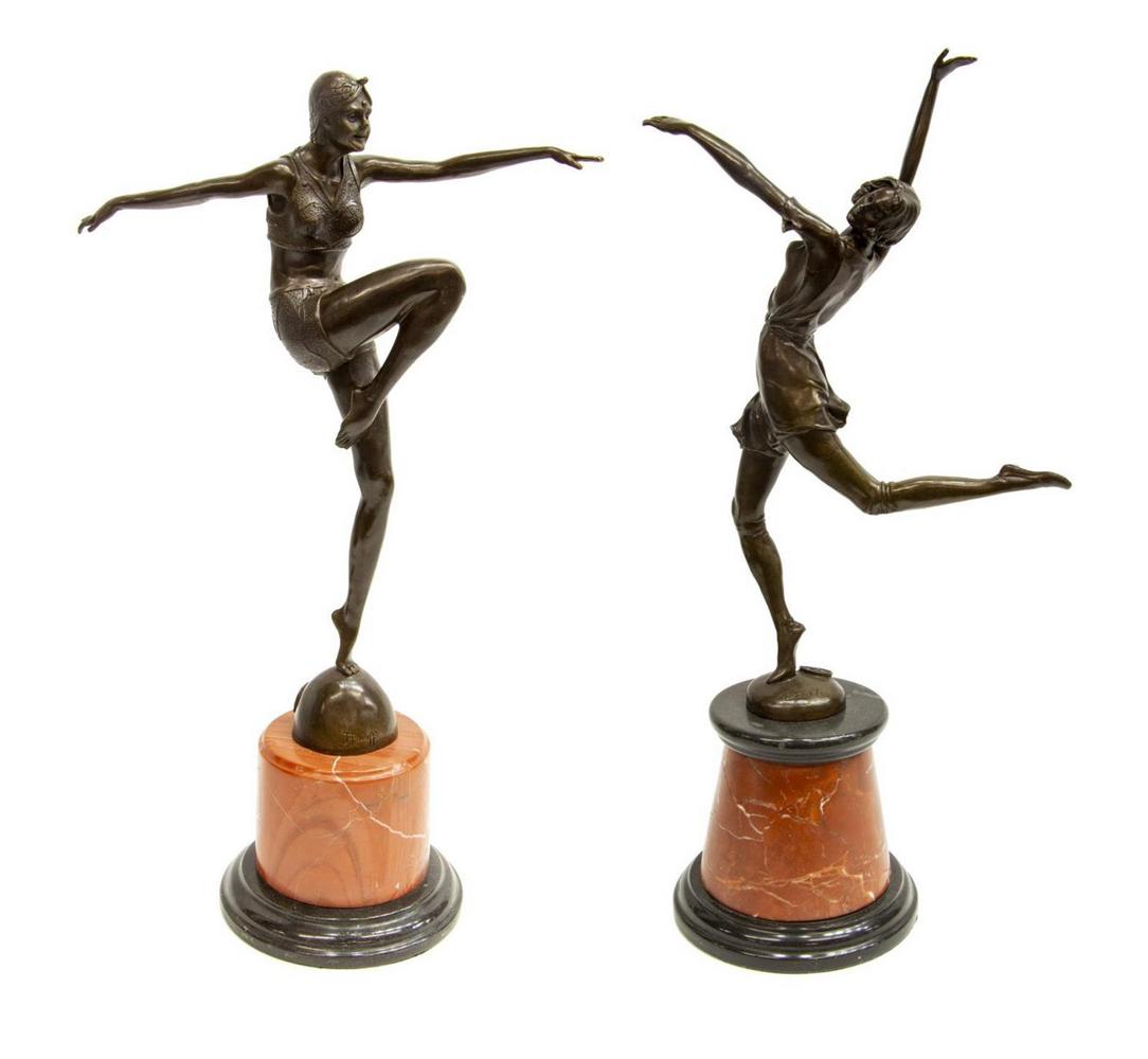 (2) BRONZE DANCERS AFTER B. ZACH & J. PHILIPP (1 of 11)