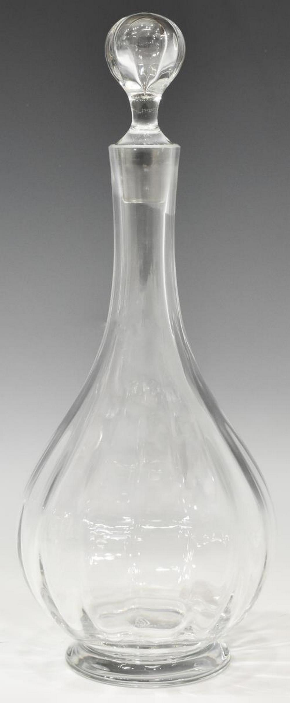 FRENCH BACCARAT 'MONTAIGNE' OPTIC CRYSTAL DECANTER (1 of 1)