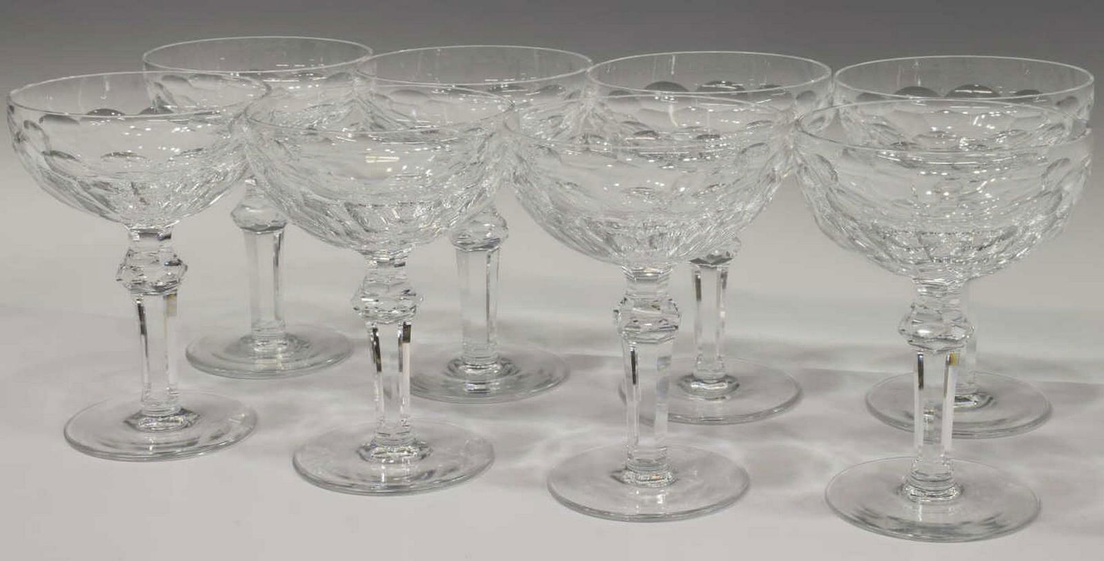 (8) WATERFORD 'CURRAGHMORE' CHAMPAGNE COUPES (1 of 3)