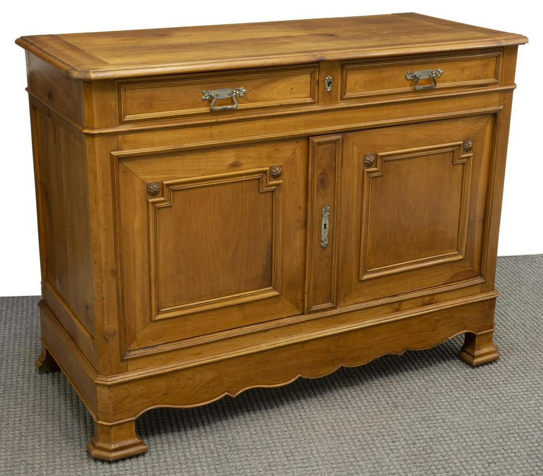 FRENCH LOUIS PHILIPPE FRUITWOOD SIDEBOARD (1 of 5)