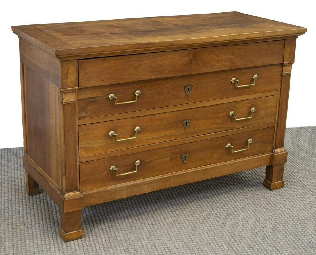 FRENCH LOUIS PHILIPPE FRUITWOOD COMMODE (1 of 5)