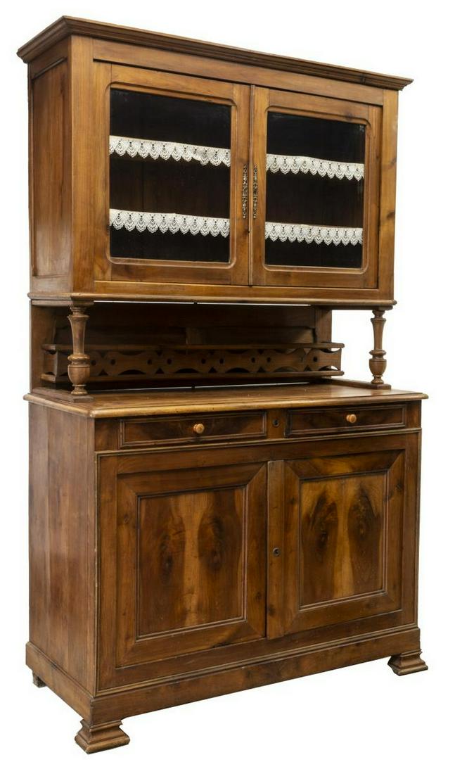 FRENCH LOUIS PHILIPPE FRUITWOOD SIDEBOARD (1 of 4)