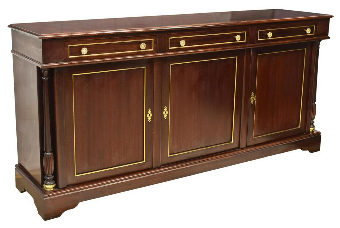 FRENCH EMPIRE STYLE MAHOGANY SIDEBOARD (1 of 6)