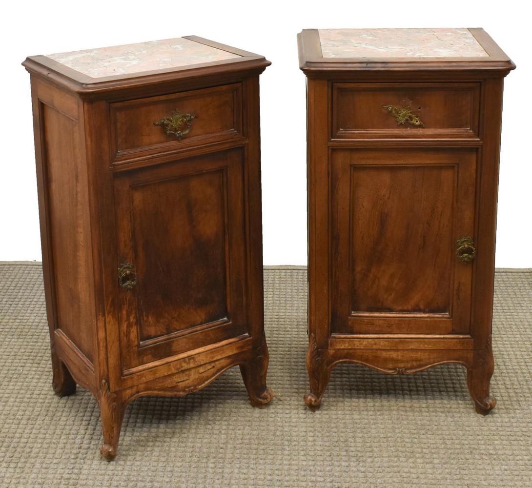 (2) ITALIAN ROCOCO STYLE BEDSIDE CABINETS (1 of 6)