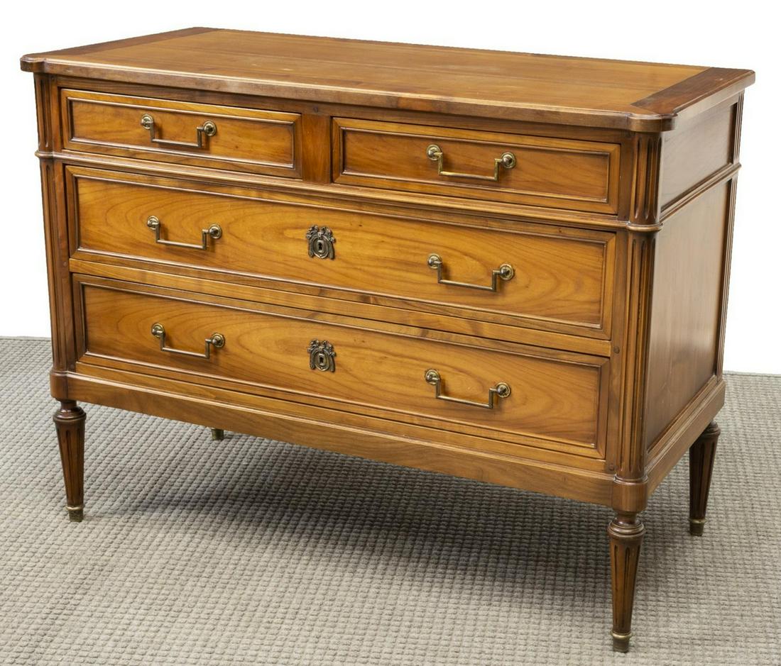 FRENCH DIRECTOIRE STYLE FRUITWOOD COMMODE (1 of 5)