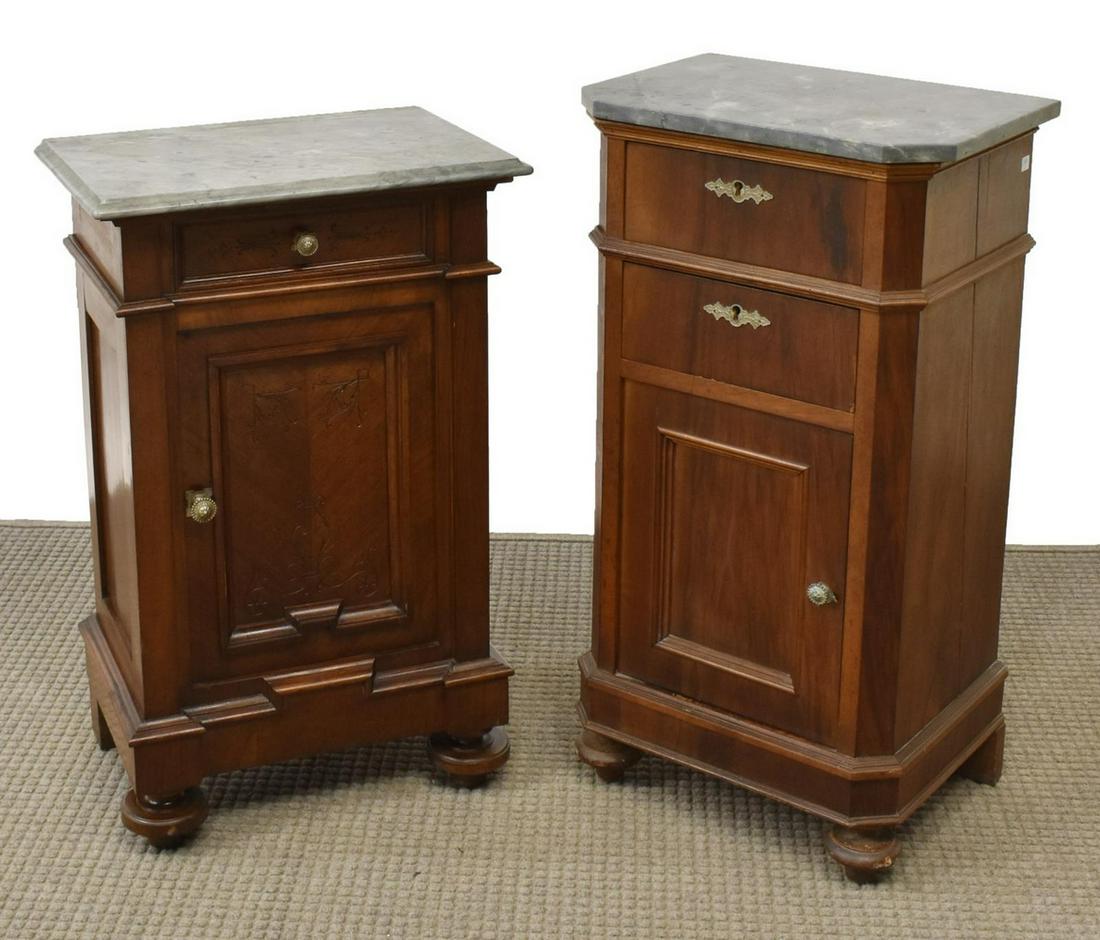 (2) LOUIS PHILIPPE PERIOD BEDSIDE CABINETS (1 of 6)