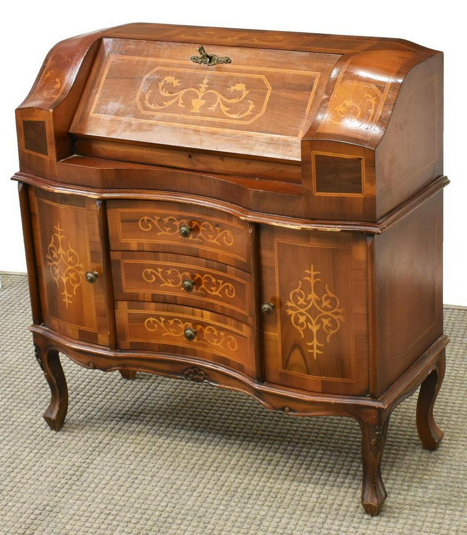 ITALIAN VENETIAN WALNUT SECRETARY BUREAU (1 of 4)